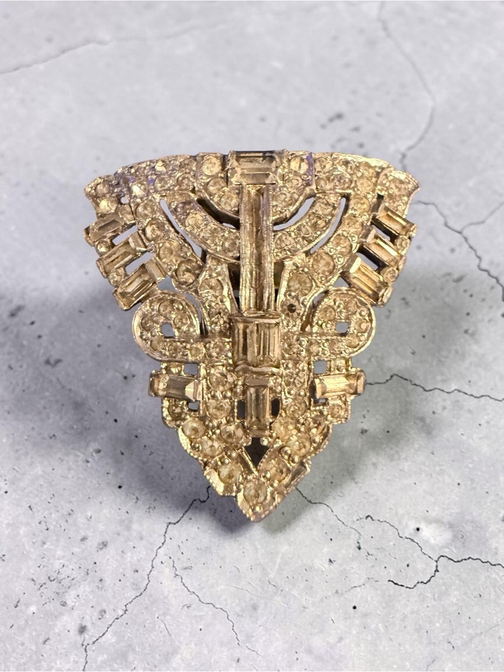 ✨ Vintage Ornate Silver-Tone Shoe Clip / Dress Clip
